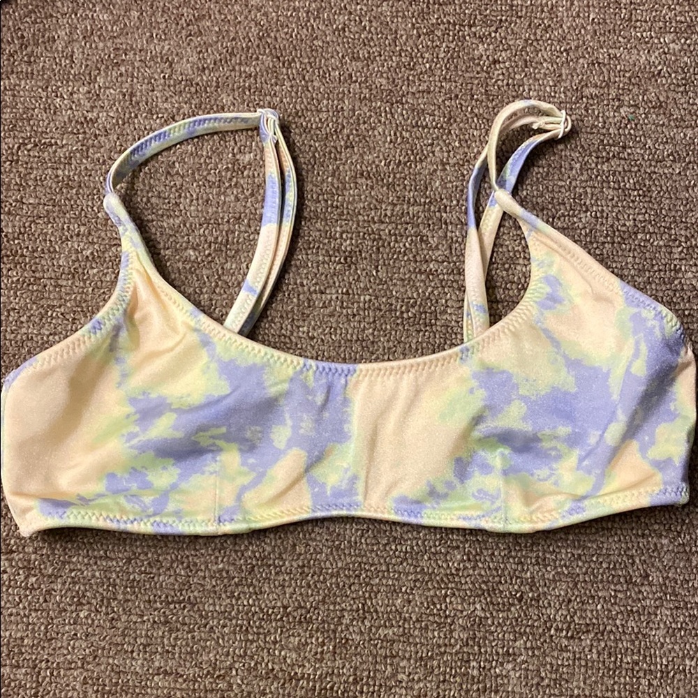Triangl bikini top tie dye